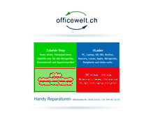 Tablet Screenshot of officewelt.ch